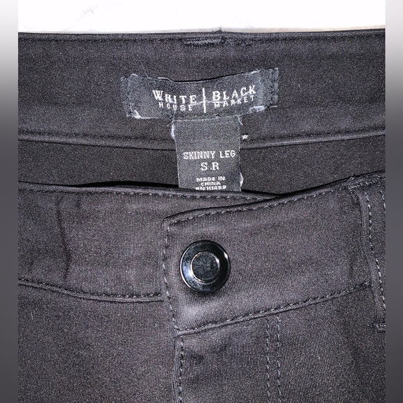 White House Black Market Black Skinny Leg Pants - Picture 3 of 4